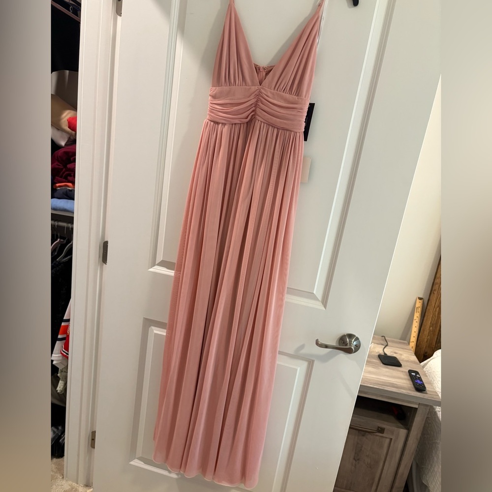 Lulu's Pink Maxi Dress